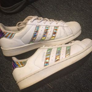 White Mix Colored Additas